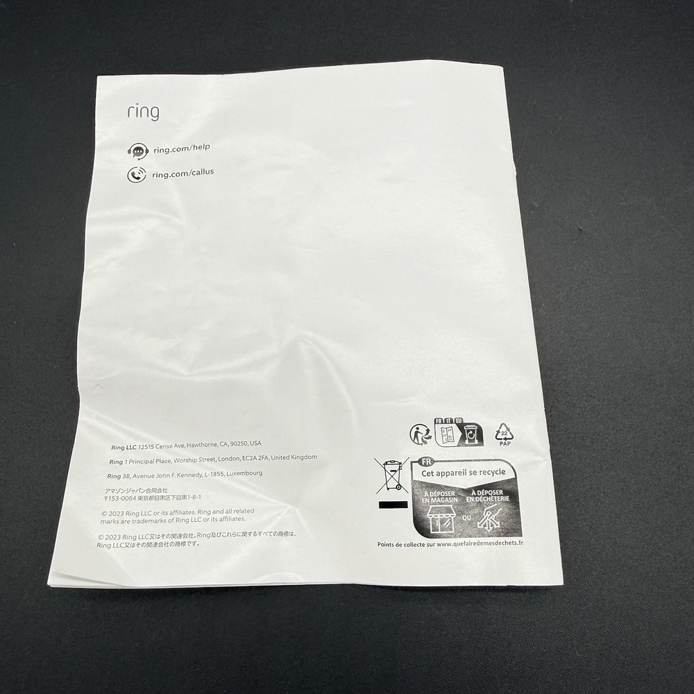 Ring Pole Mount Global for Spotlight Cam & Stick Up Cam White OEM Open Box New - Picture 11 of 13